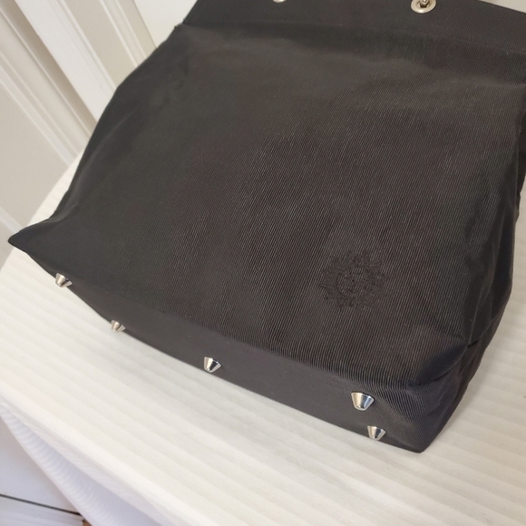 Sunny Hawaii Black Canvas Tote With Bamboo Handles, Lightweight, open top - Picture 7 of 10